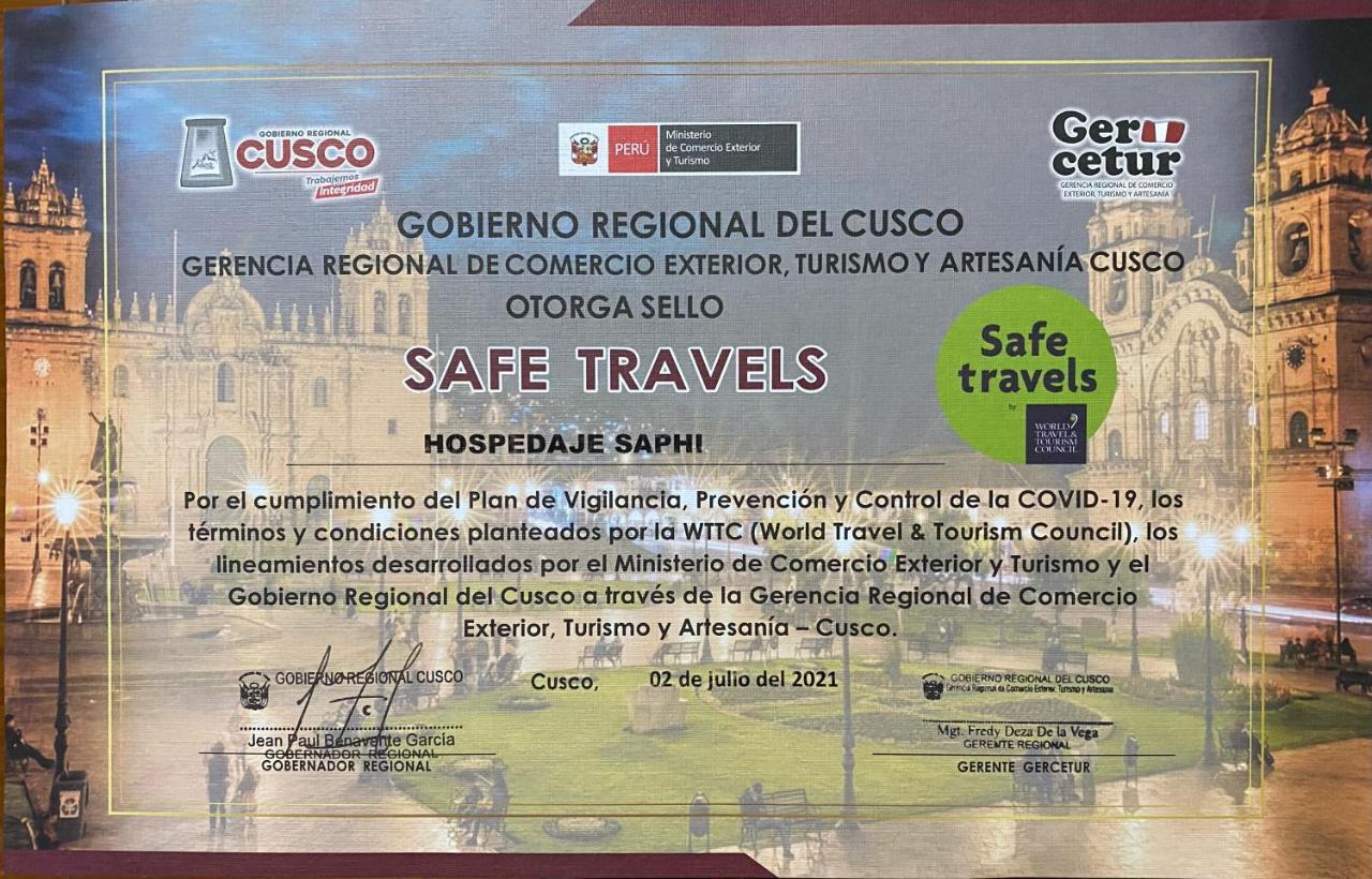 Saphi Inn Cusco - Excelente Ubicacion Экстерьер фото